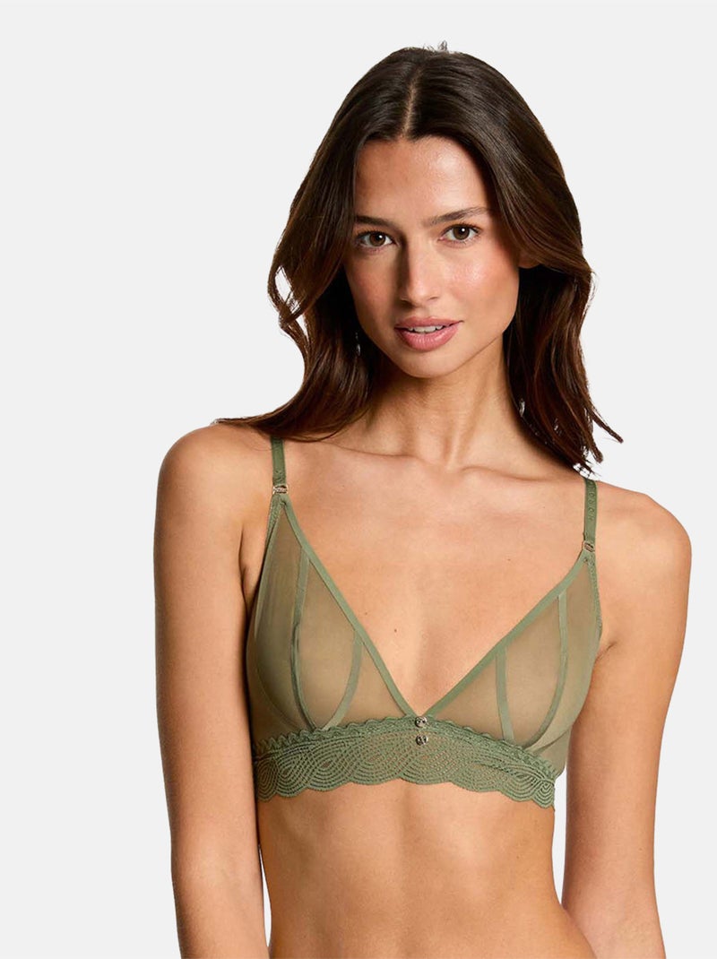 Soutien-gorge souple LORIE - Morgan Lingerie Vert - Kiabi