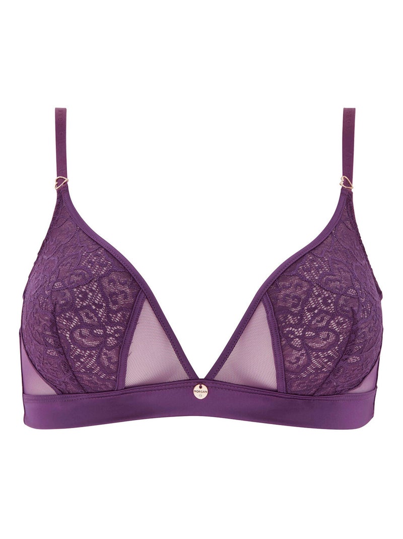 Soutien-gorge souple LOUNA - Morgan Lingerie Violet - Kiabi