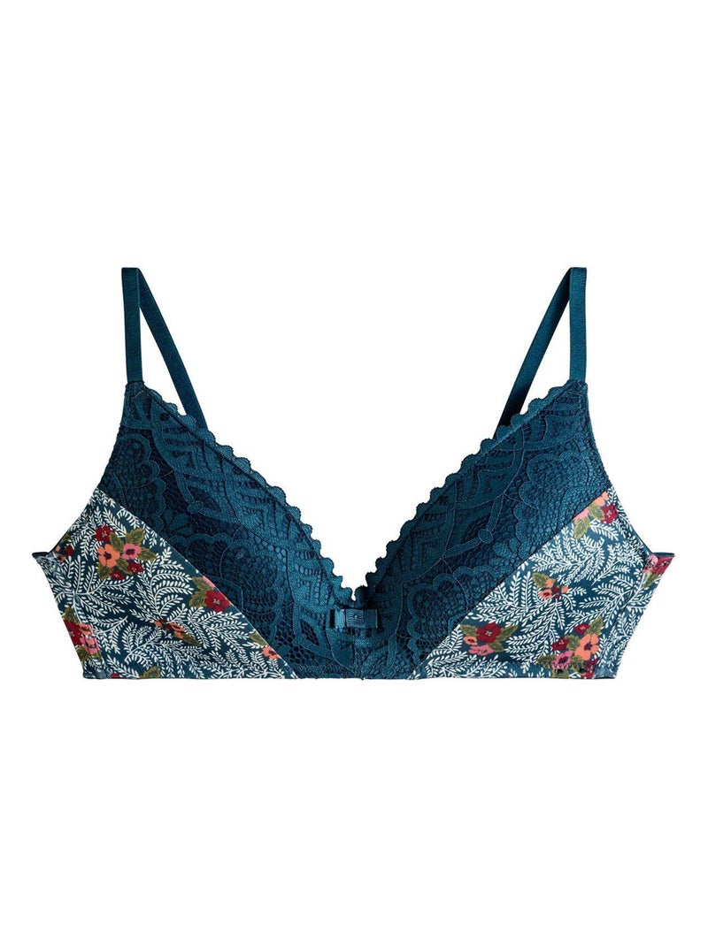 Soutien-gorge souple PAPRIKA - Pomm'Poire Bleu - Kiabi