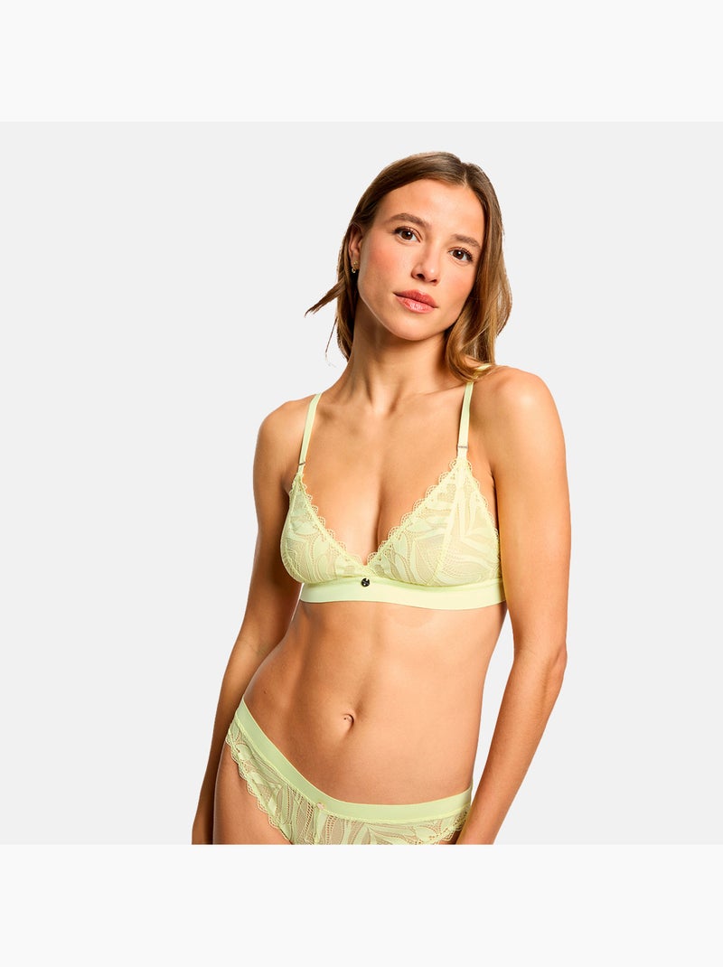 Soutien-gorge souple SANA - Morgan Lingerie Jaune - Kiabi