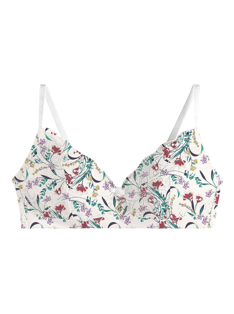Soutien-gorge souple UNIVERS - Pomm'Poire Blanc - Kiabi
