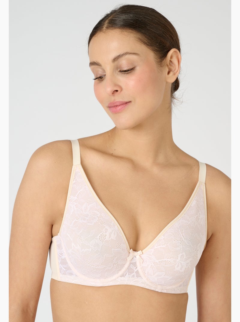 Soutien-gorge spacer galbant à armatures - Damart Beige - Kiabi