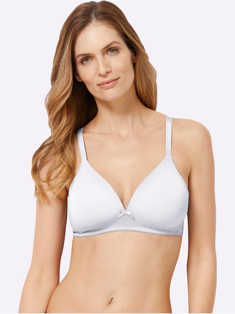 Soutien-gorge spécial t-shirt sans armatures - witt Blanc - Kiabi