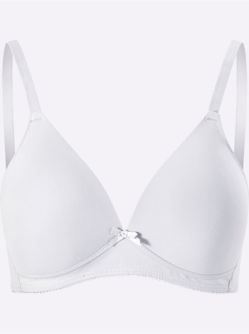 Soutien-gorge spécial t-shirt sans armatures - witt Blanc - Kiabi