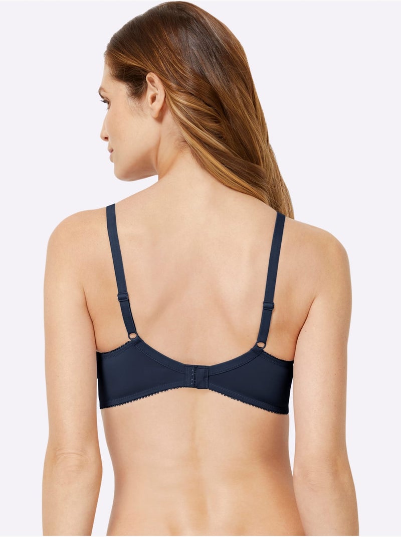 Soutien-gorge spécial t-shirt sans armatures - witt Bleu marine - Kiabi