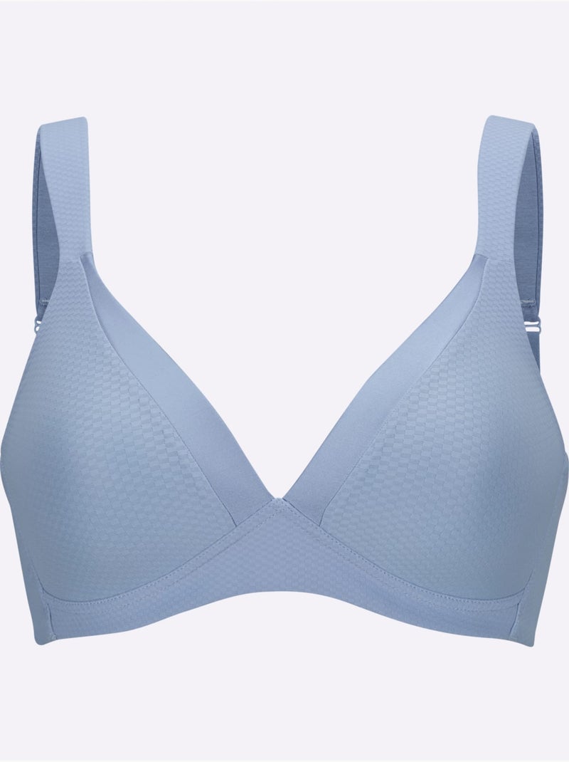 Soutien-gorge Spécial T-shirt Sans Armatures - Witt Bleu - Kiabi