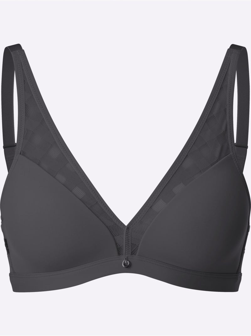 Soutien-gorge Spécial T-shirt Sans Armatures - Witt Gris - Kiabi