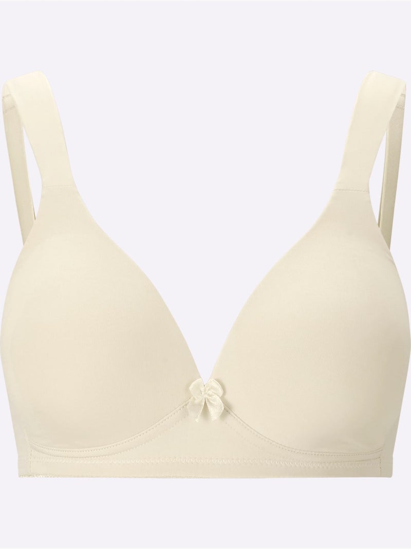 Soutien-gorge Spécial T-shirt Sans Armatures - Witt Ivoire - Kiabi