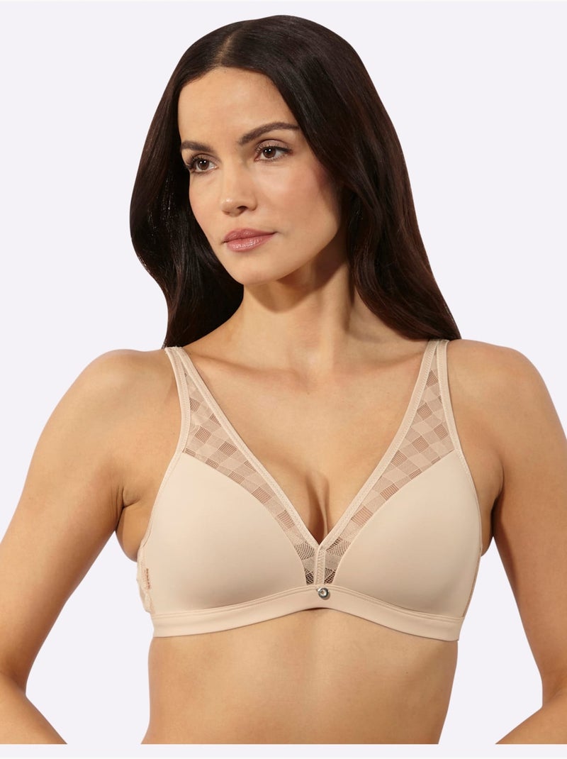 Soutien-gorge Spécial T-shirt Sans Armatures - Witt Marron clair - Kiabi