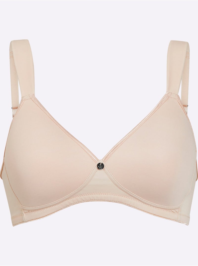 Soutien-gorge Spécial T-shirt Sans Armatures - Witt Marron clair - Kiabi