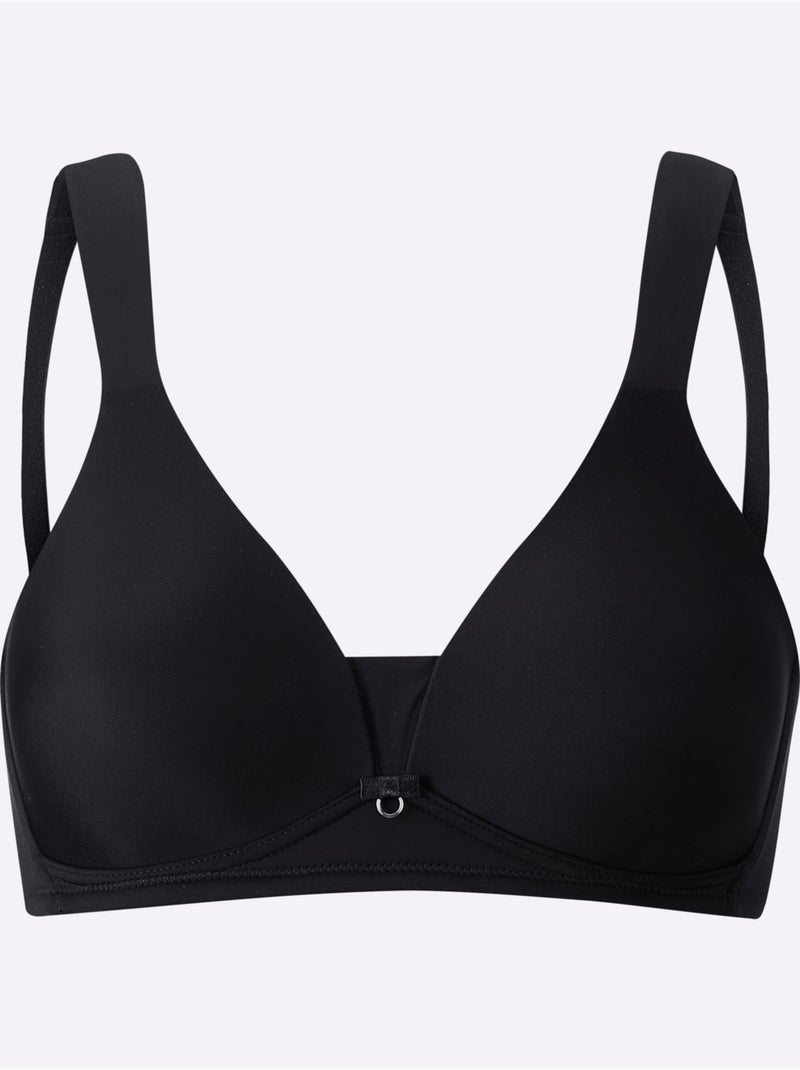 Soutien-gorge Spécial T-shirt Sans Armatures - Witt Noir - Kiabi