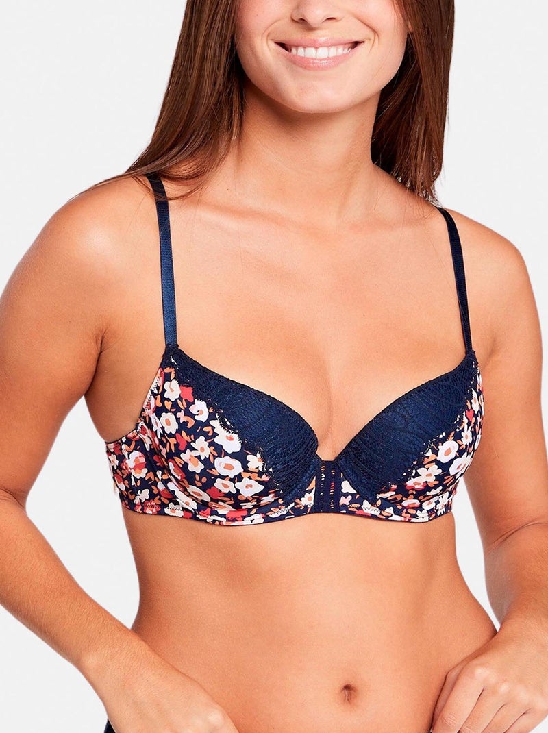 Soutien-gorge Splendide Pop Billet Doux Bleu Orange Blanc - Kiabi