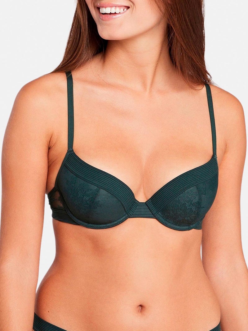 Soutien-gorge Spontanée Billet Doux Violet foncé - Kiabi