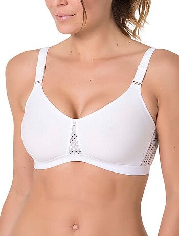 Acheter Soutien-gorge de sport femme Blanc ? Bon et bon marché