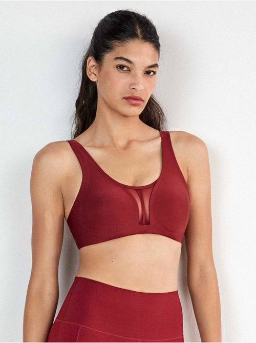 Soutien-gorge sportif maintien léger - Kiabi Soutien-gorge sportif maintien léger - Kiabi