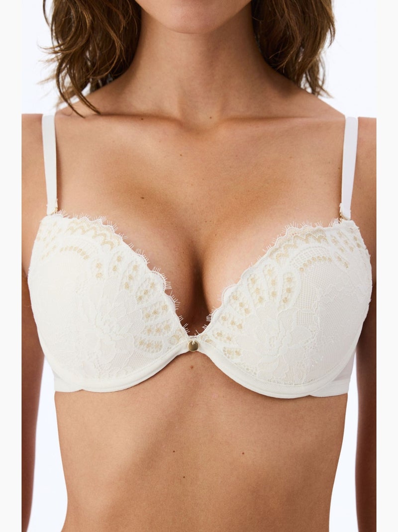 Soutien-gorge super push up cassé penti Ivoire - Kiabi