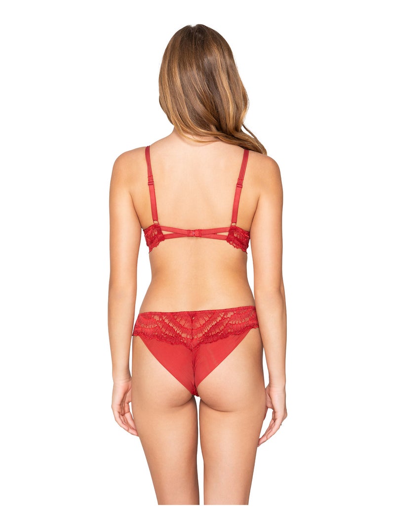 Soutien-gorge super push-up FLIRT Rouge - Kiabi