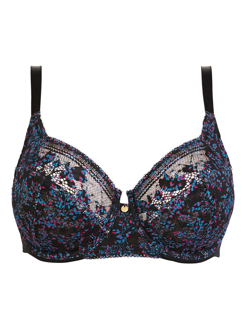 Soutien-gorge Suzie Fantaisie Sans Complexe Noir Rose Bleu - Kiabi