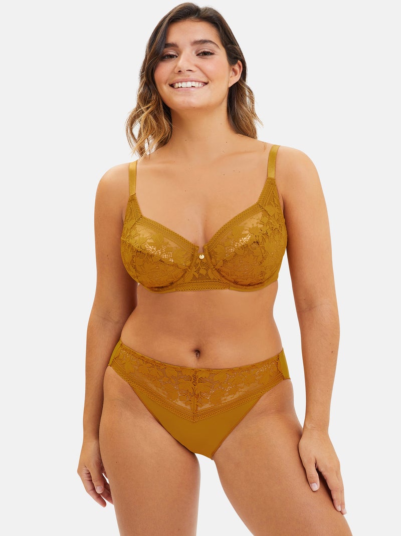 Soutien-gorge suzie sans complexe lingerie Jaune - Kiabi