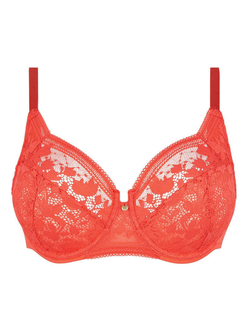 Soutien-gorge suzie sans complexe lingerie Orange corail - Kiabi