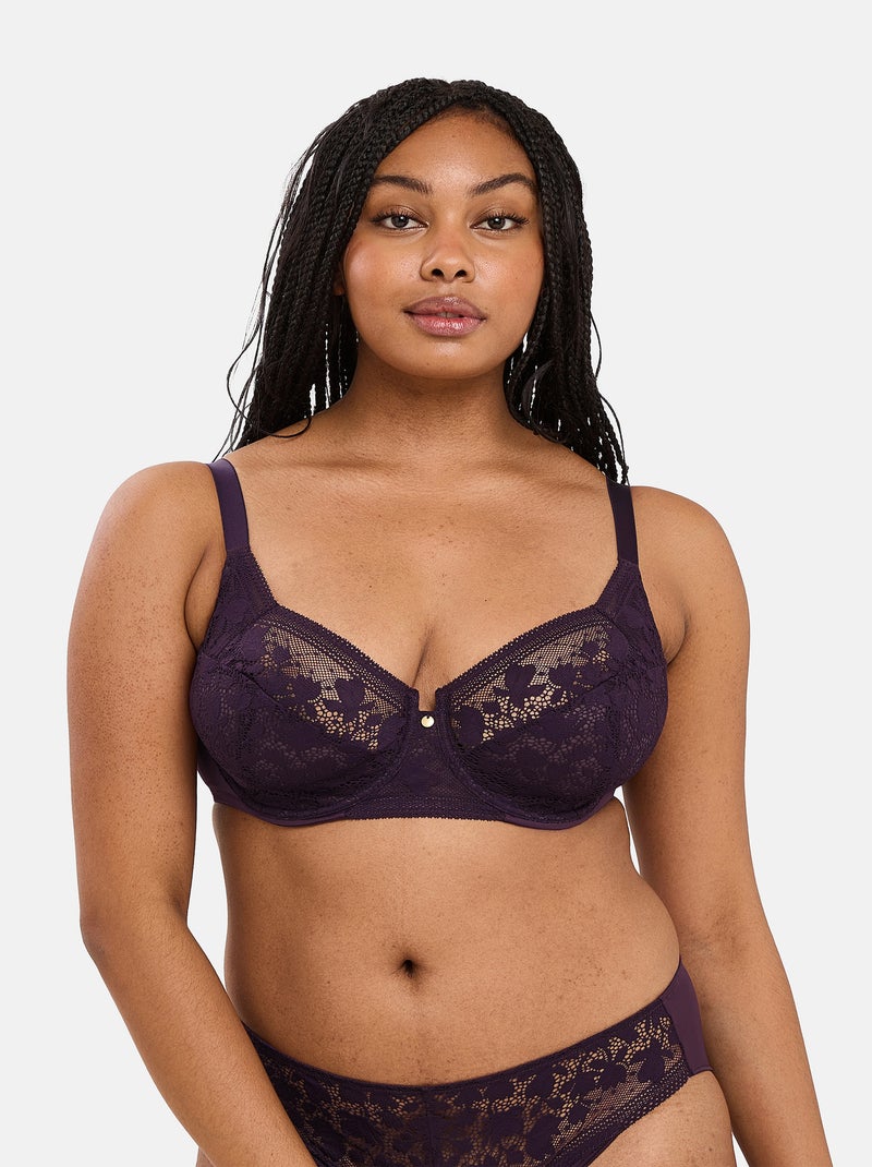 Soutien-gorge Suzie Sans Complexe Violet aubergine - Kiabi