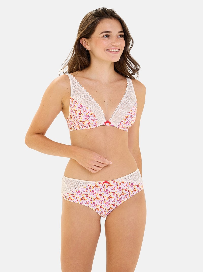 Soutien-gorge Talentueuse Billet Doux Blanc Rouge - Kiabi