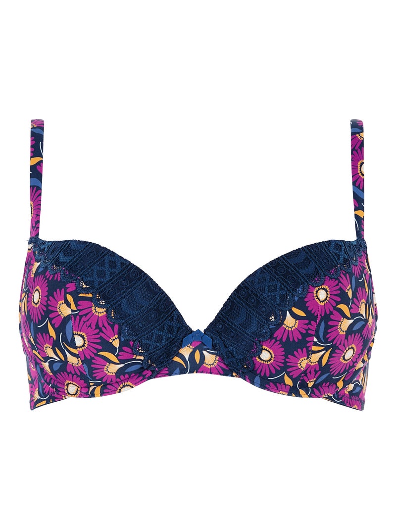 Soutien-gorge Talentueuse Billet Doux Bleu Rose foncé - Kiabi