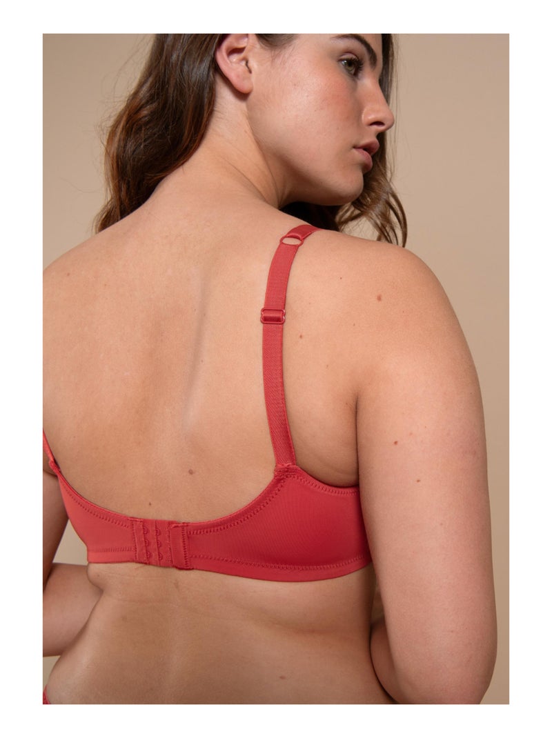 Soutien-gorge terre de sienne Talisman Rouge - Kiabi