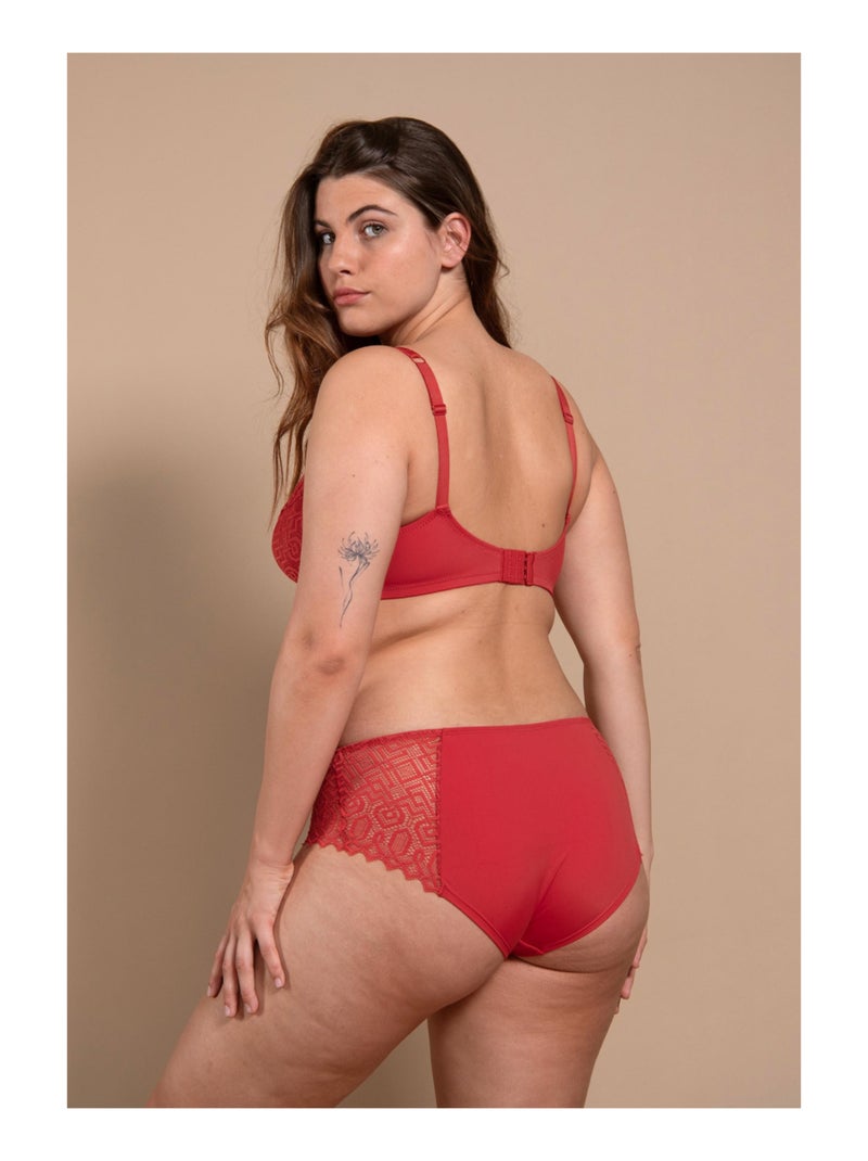 Soutien-gorge terre de sienne Talisman Rouge - Kiabi