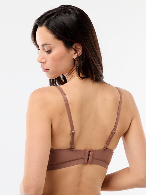 Soutien-gorge triangle à coques en microfibre - Kiabi