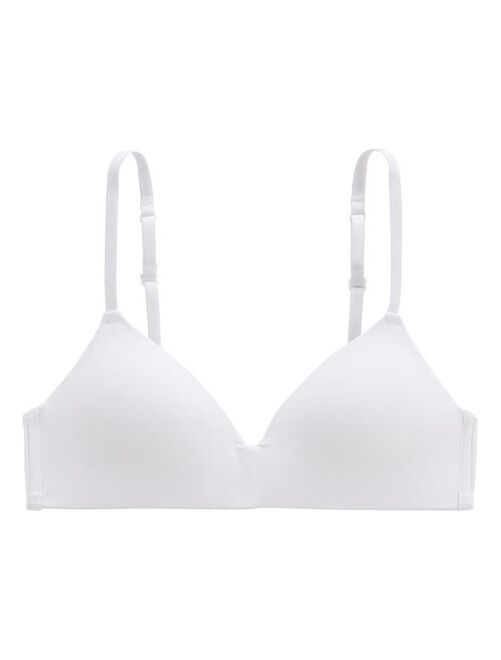 Soutien-gorge triangle à coques sans armatures blanc Veliana - Kiabi