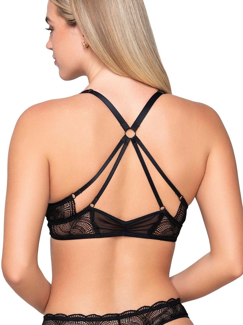 Soutien-gorge triangle armaturé Pearl Noir - Kiabi