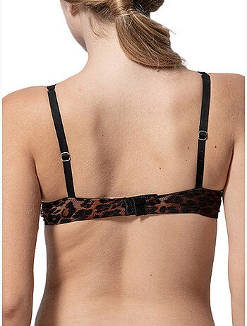 Soutien-gorge triangle armaturé Wildcat noir