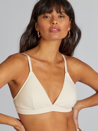 Soutien-gorge triangle avec coques amovibles
