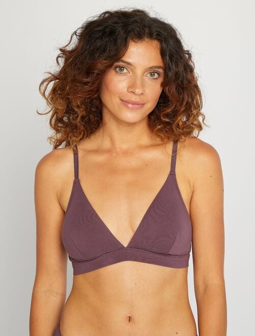 Soutien-gorge triangle avec coques amovibles - Kiabi