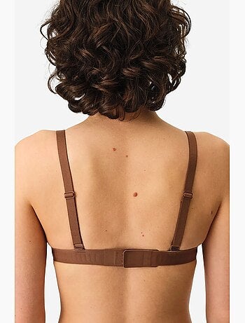 Soutien-gorge triangle bonding invisible avec coussinets penti