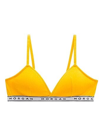 Soutien-gorge triangle coques amovibles en coton ISA - Morgan Junior