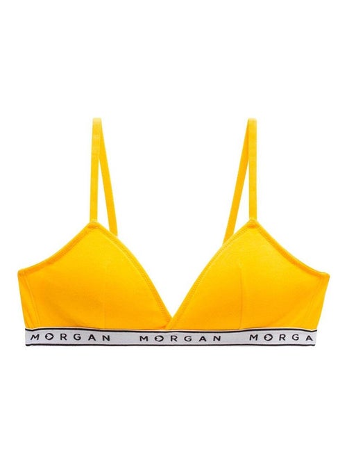 Soutien-gorge triangle coques amovibles en coton ISA - Morgan Junior - Kiabi