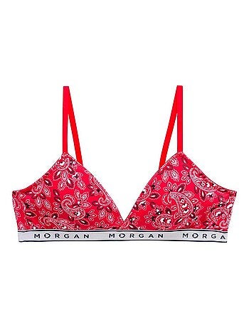 Soutien-gorge triangle coques amovibles en coton ISA - Morgan Junior