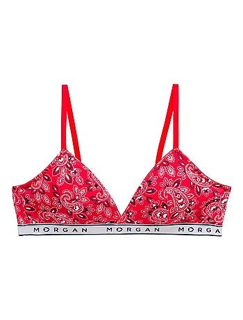 Soutien-gorge triangle coques amovibles en coton ISA - Morgan Junior