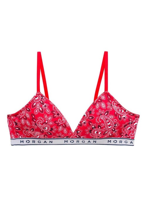 Soutien-gorge triangle coques amovibles en coton ISA - Morgan Junior - Kiabi