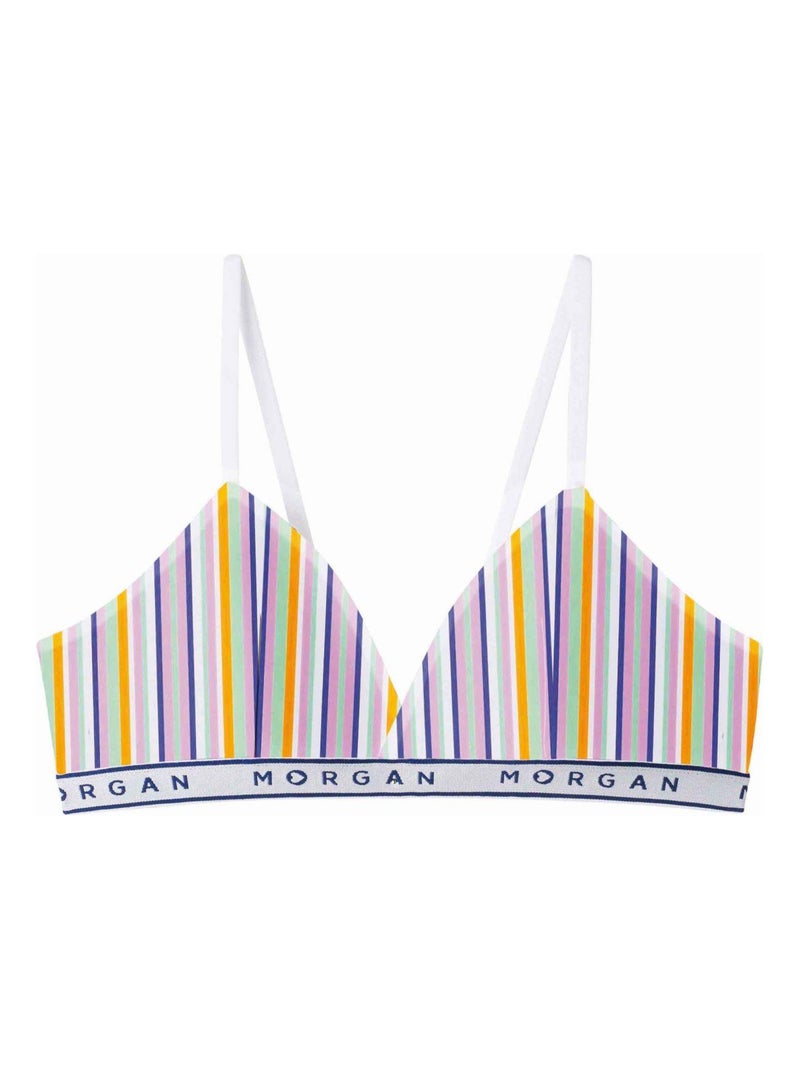 Soutien-gorge triangle coques amovibles ISA - Morgan Junior Multicolore - Kiabi