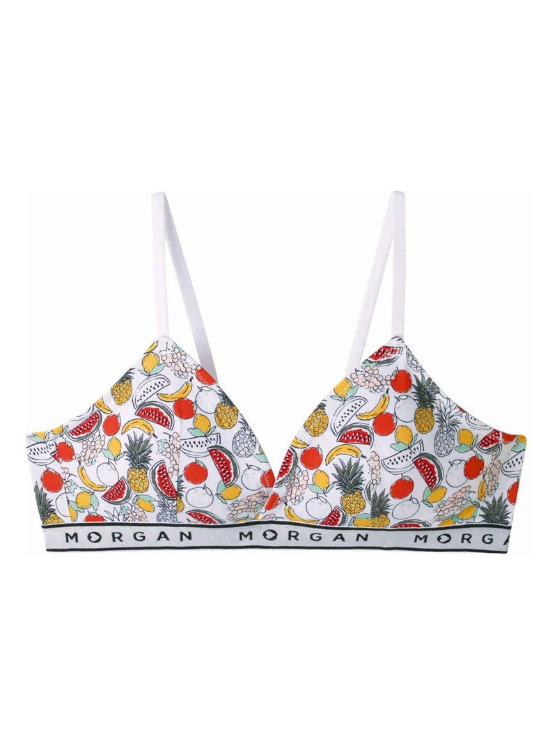 Soutien-gorge triangle coques amovibles ISA - Morgan Junior Rouge - Kiabi