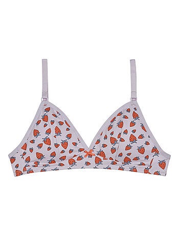Soutien-gorge triangle coton stretch sans armature Les Pockets