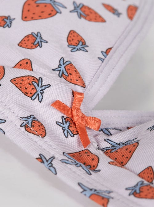 Soutien-gorge triangle coton stretch sans armature Les Pockets - Kiabi