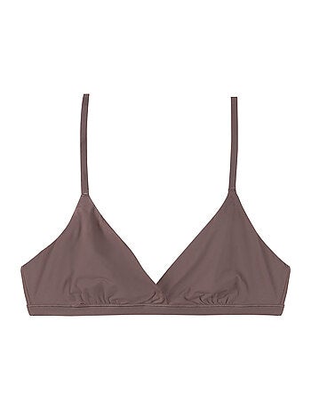 Soutien-gorge triangle croisé sans armatures femme Easy Seconde Peau Athena