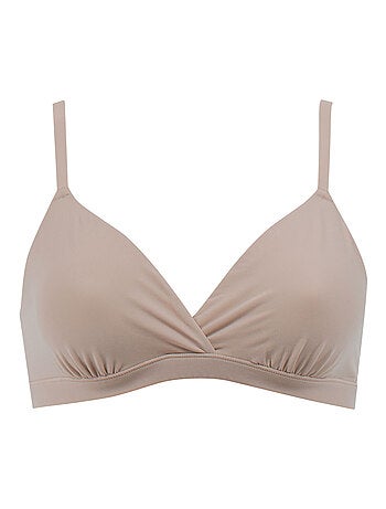 Soutien-gorge triangle croisé sans armatures femme Easy Seconde Peau Athena