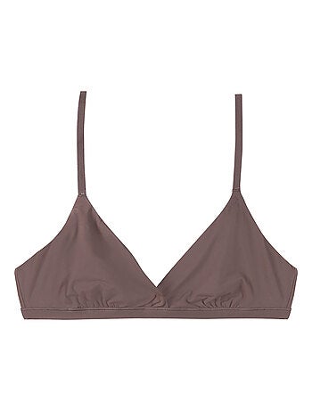 Soutien-gorge triangle croisé sans armatures femme Easy Seconde Peau Athena