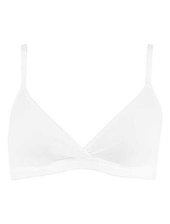 Soutien-gorge triangle croisé sans armatures femme Easy Seconde Peau