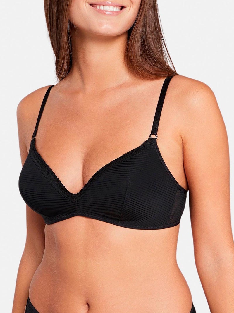 Soutien-gorge triangle Curieuse Billet Doux Noir - Kiabi